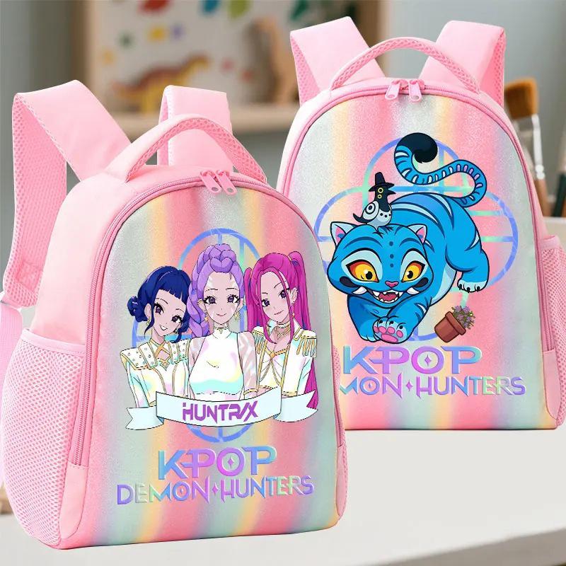 Zaino Arcobaleno Studente Cacciatore di Demoni/Streghe K-Pop Anime