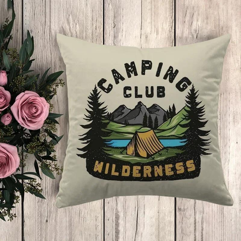 Pillow Camping Cushion Covers for Bed Pillows Car Decoration Sofa Cushions Pillowcase Decorative Pillowcases Pilow Cases