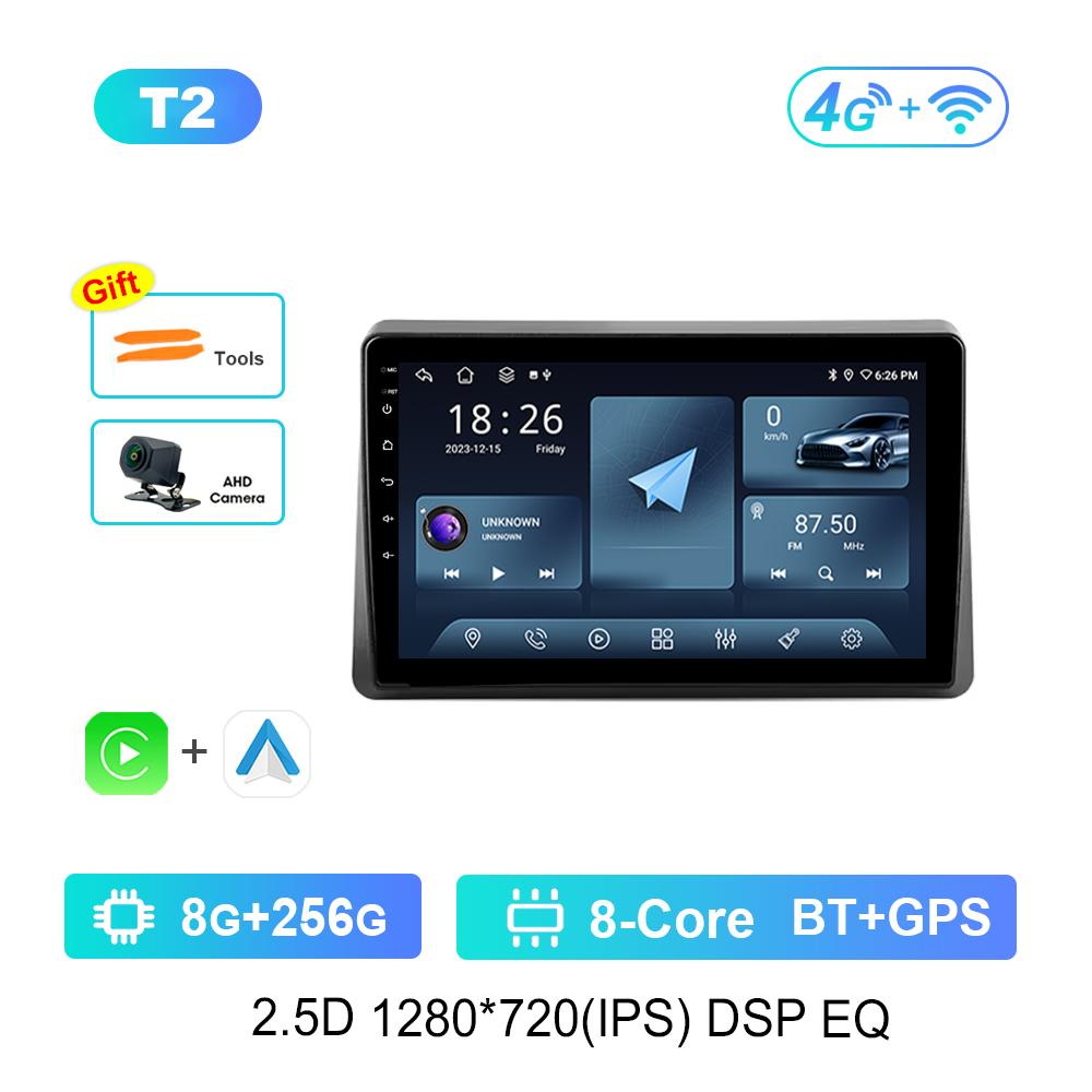 Pentru Renault Master 2019 - 2022 Radio Auto Android Multimedia Player Video Bluetooth DSP Stereo WiFi GPS Ecran Tactil HD carplay