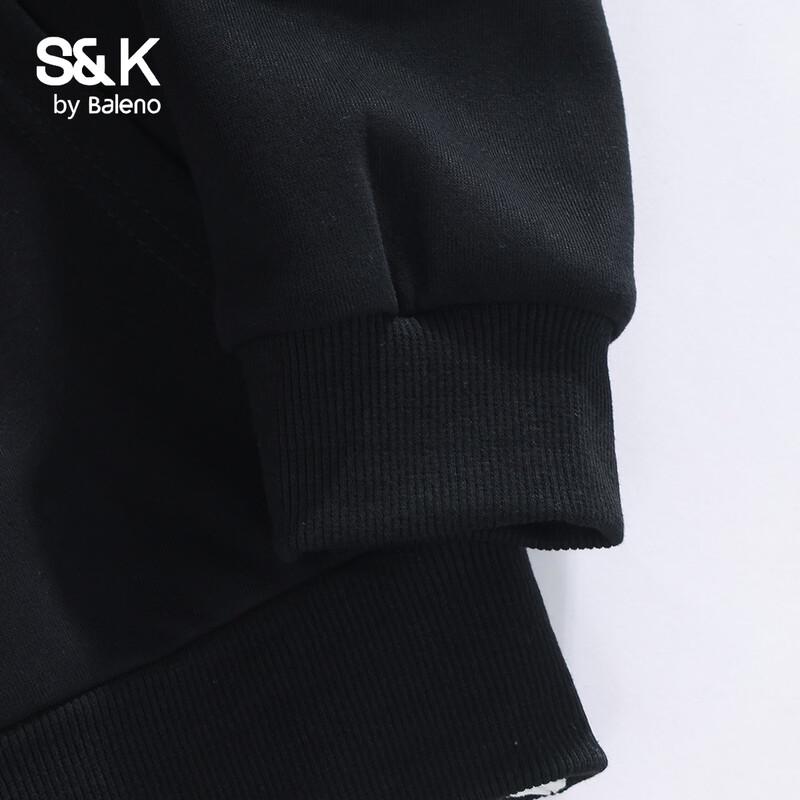 Baleno Men's S&K Series Solid Hooded Sweatshirt