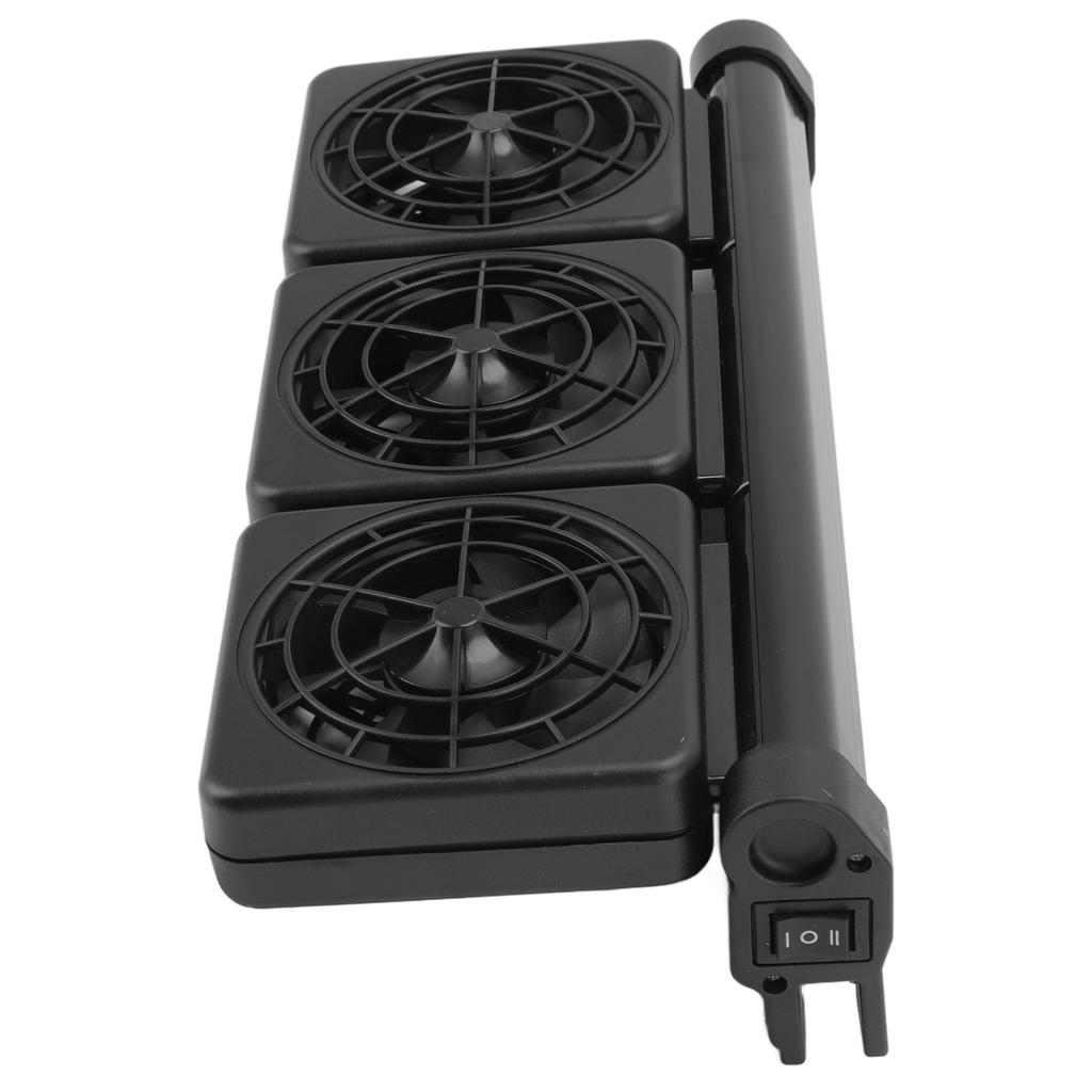 Wentylator Chłodzący Akwarium 2 Prędkości Wiatru Regulowane Cichy Oszczędzający Energię 3 Głowice Chłodziarki Akwariowe dla