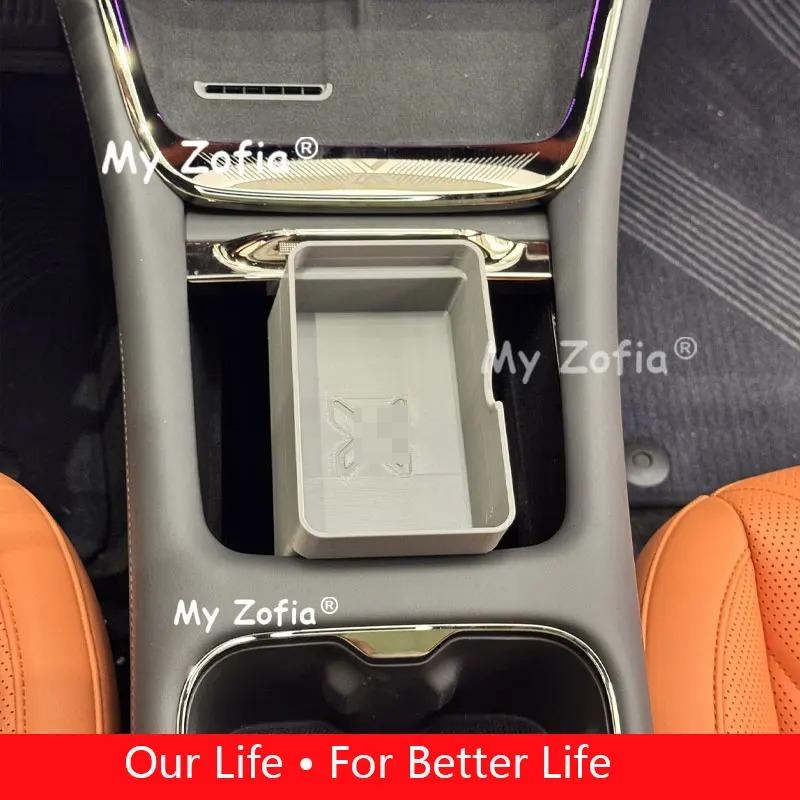 Per Zeekr X 2026 2027 Console Centrale dell'Auto Vano Portaoggetti del Bracciolo Divisore Interno Contenitore Organizzatore Accessori Interni