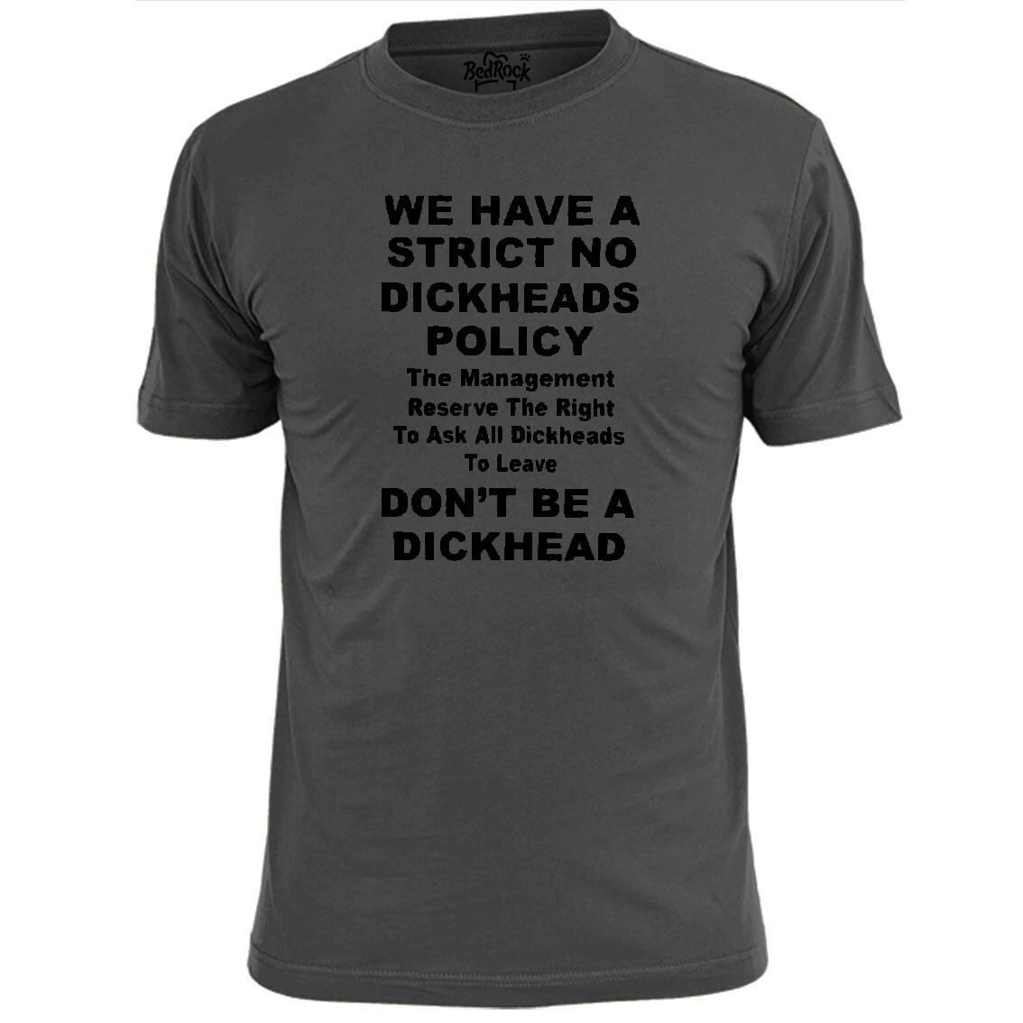 

Mens Funny Management Di--head Policy T shirt Pubs Bars Clubs M