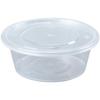 HUIHUADU Thickened Disposable Round Plastic Takeout Containers