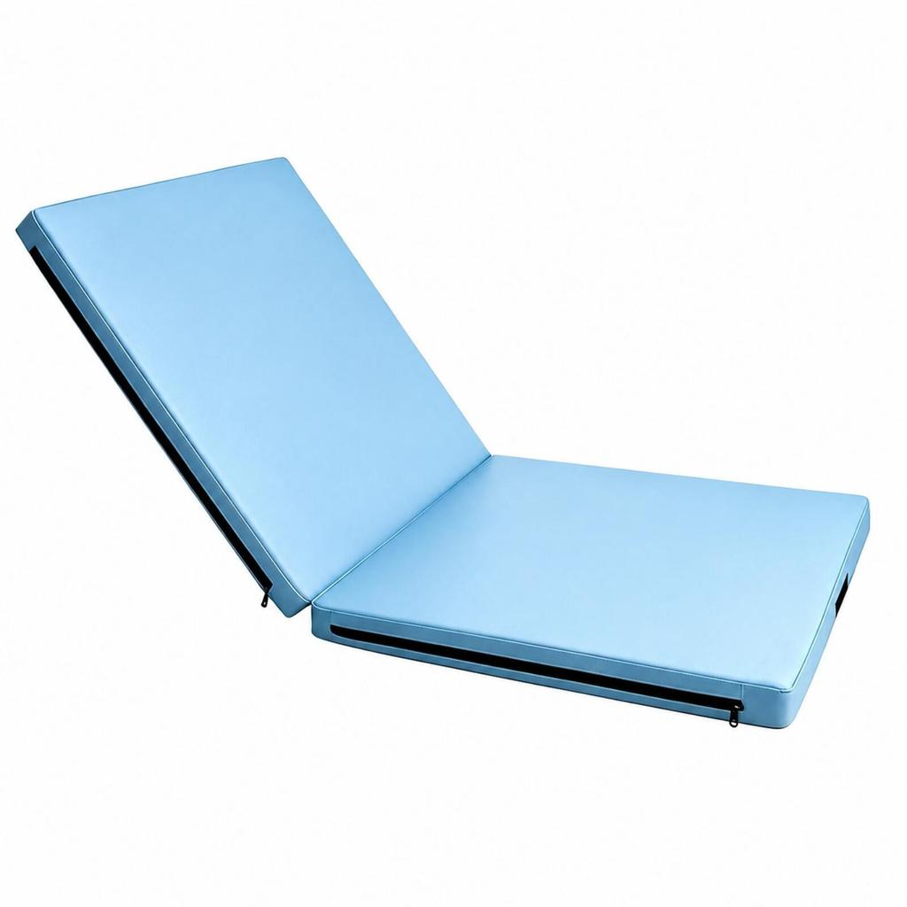Three-Section Folding Exercise Mat Easy to Clean for Home Workout