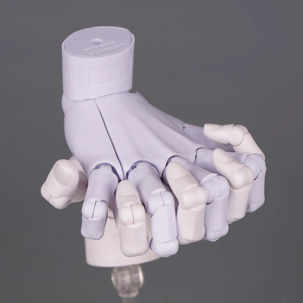 1:2-fach verkleinertes menschliches Handmodell Bewegliche Gelenke Verdrehtes Ei Design Gelenkige Actionfigur Mit beweglichen Fingern Mini-Größe