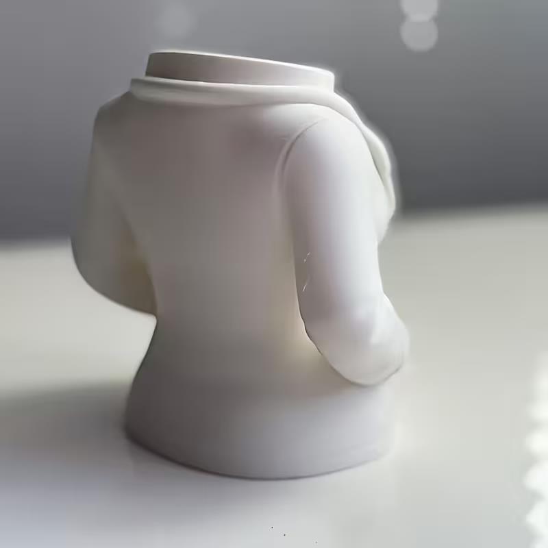 1pcs Nurse Shaped Pen Holder – White Coat Design, PLA Desktop Decoration, Medical Student & Worker Gift