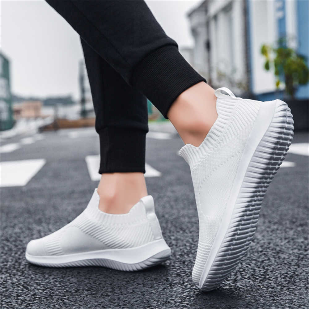 Fashion Knit Gray Men Red Shoes Woven Men's Trnis Men's Sneakers 45 Sport Runners 2025 Authentic Drop Shipping Leading Famous