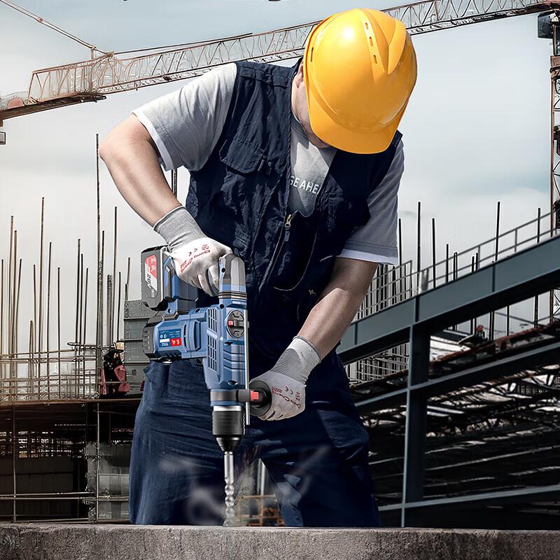 Dongcheng 20V Cordless Brushless Rotary Hammer Kit CN Plug (adapter Included)