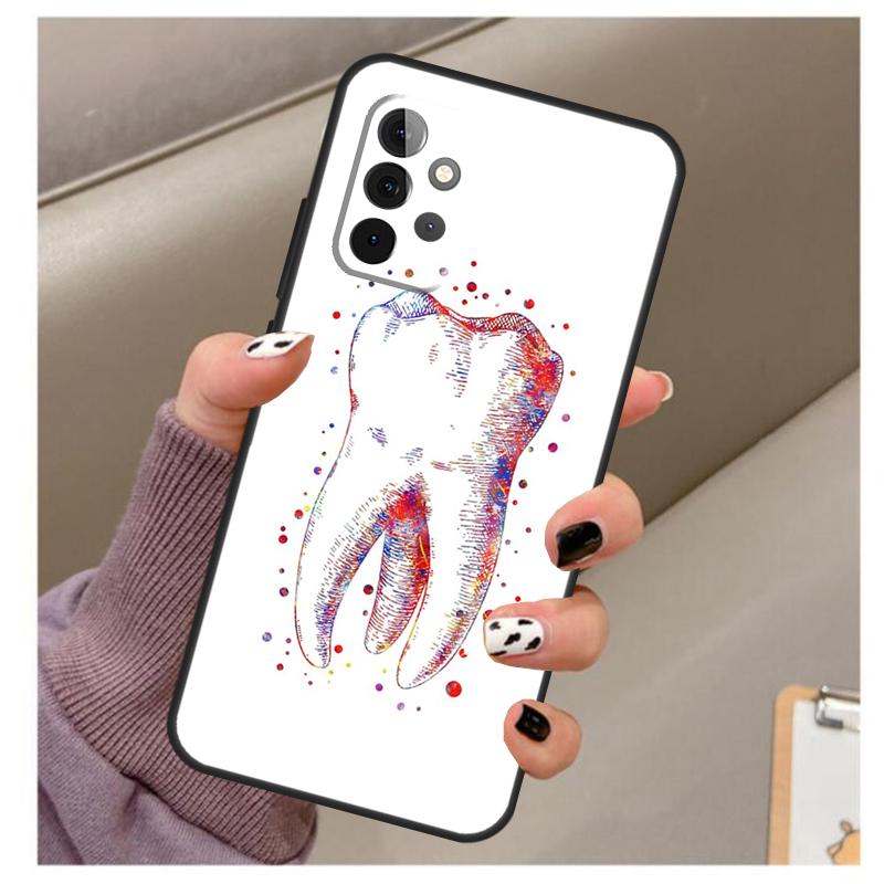 Die Zahnarzt Zahn Weiche Hülle Für Samsung Galaxy A32 A52 A72 A12 A42 A40 A50 A70 A03S A21S A52S A71 A51 Abdeckung