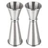 A95I-Cocktail Jigger 2 Oz 1 Oz For Bartending Jigger 2 Pieces, Bar Accessories, Silver Cocktail Measuring Cup