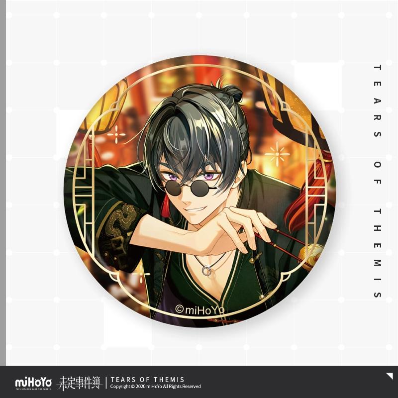 

Sunsyea Tears of Themis Official Merch miHoYo Original BWYH Series Badge Raven Libra Adjudicator King