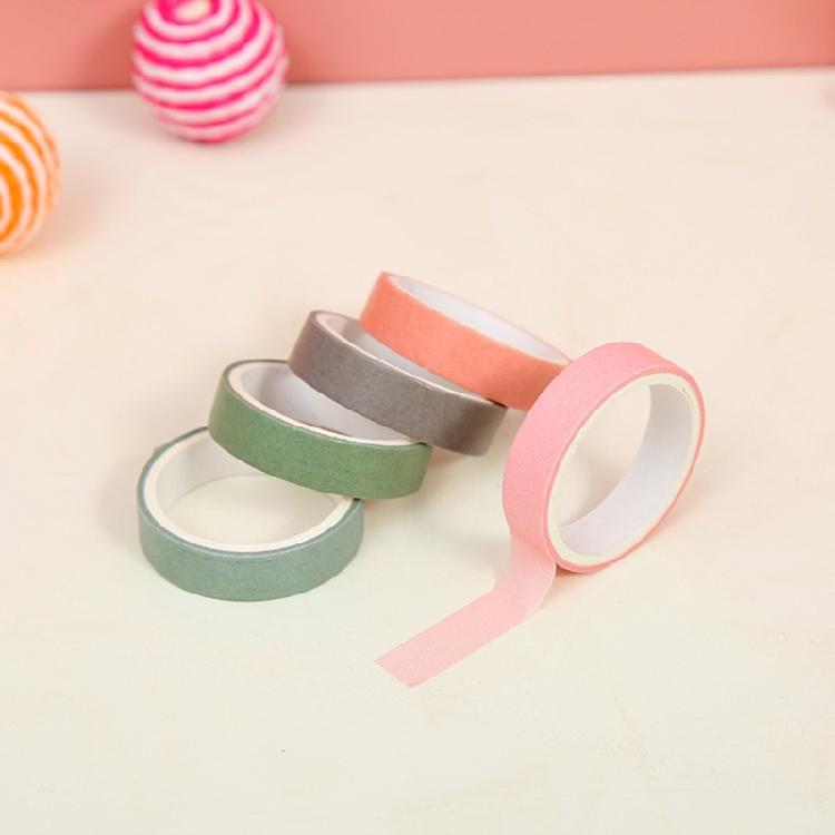 5 Rollen Dekoratives Klebeband Wasserfestes Papierklebeband Ästhetisches Klebeband für Basteln Scrapbooking Fotorahmen Tagebuch 10mmX2M