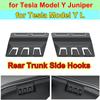 For Tesla Model Y L Juniper 2026 Accessories Rear Trunk Side Hook Organizer Storage Hooks YL Wall Grocery Bag Clothes Hanger