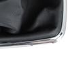 VW Golf IV 97-03 BLACK gear shift knob + gaiter with CHROME frame 6 SPEED 23MM HOLE