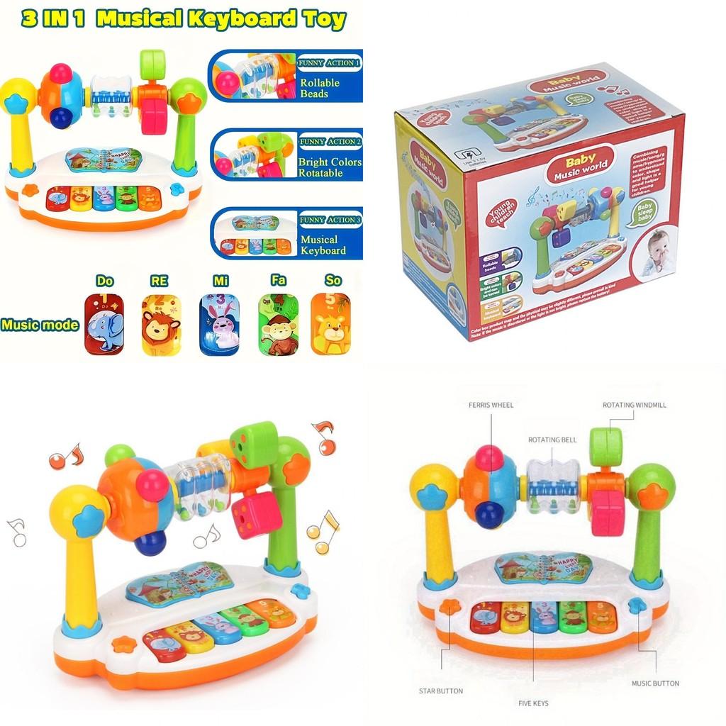 Baby Music Kingdom Electronic Piano Toy With Lights For Early Learning And Development