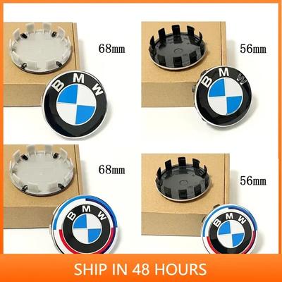 -4Pçs 68MM 56MM Calotas Centrais de Roda para Carro para BMW E90 E46 F10 F30 E87 F20 G20 E60 E39 E92 F11 F31 E61 F25 E36 X3 X5 Acessório para Carro