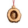 Christmas Wooden Tree Ornaments Forest Animals Bird Decoration Parrot Woodpecker Hummingbird Hanging Decor Home Holiday Gifts