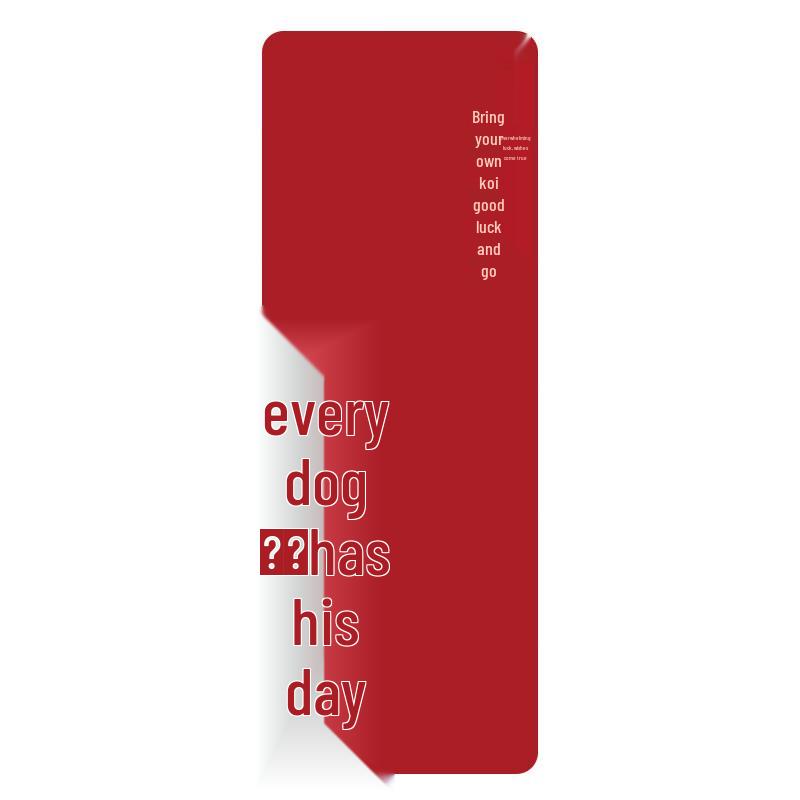 Colorful Quote Edition PU Yoga Mat