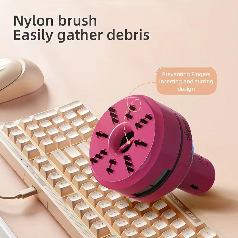 Mini Desktop Vacuum Cleaner Portable Usb Rechargeable 3speed Handheld Computer Dust Collector For Home Office Keyboards Cleaning