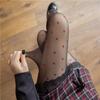Exquisite Red Heart Print Silk Stockings Sweet Girl Christmas Gifts Nylon Tights Women Sexy Nightclub Alluring Hosiery Pantyhose