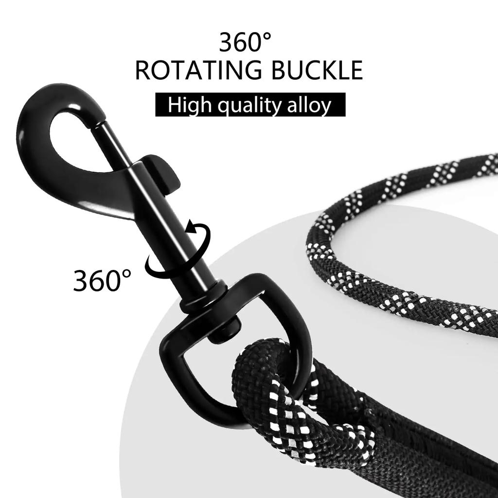 3M Dog Leash , Reflective Long Dog Rope Leash with Soft Padded Handle for Dogs, Suitable for Small To Large Dogs,