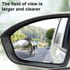 2 Pairs Suction Cup Car Convex Blind Spot Mirrors 360-Degree Rotation Waterproof Fog-proof Car Convex