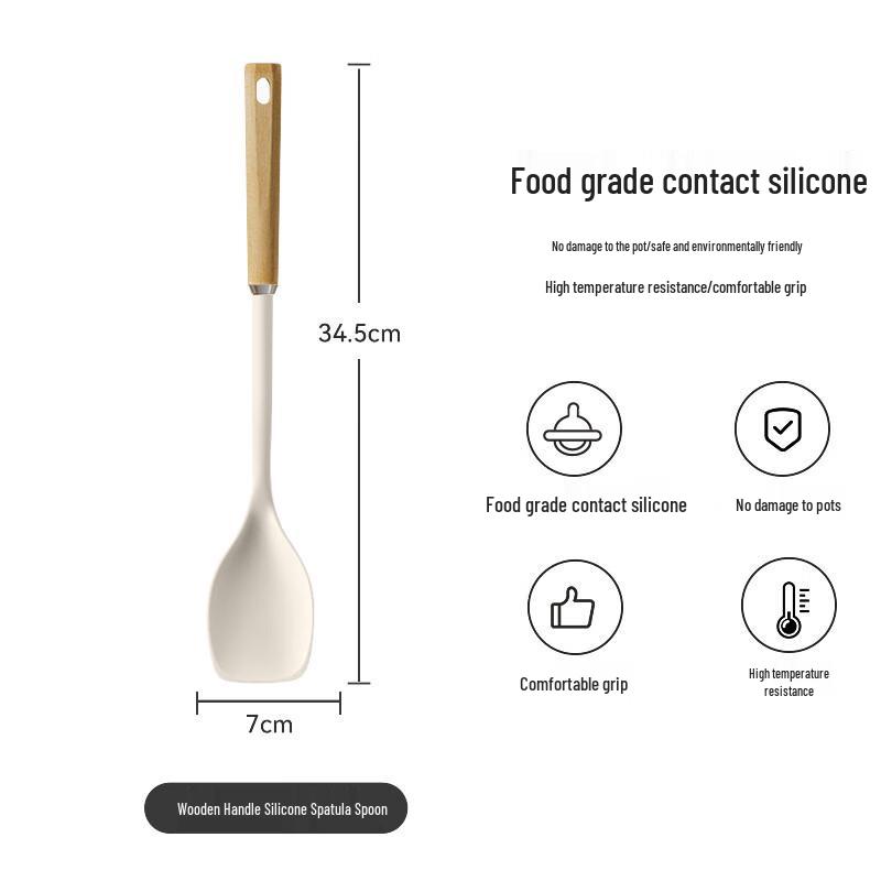 Pabei 5-Piece Silicone Kitchen Utensil Set