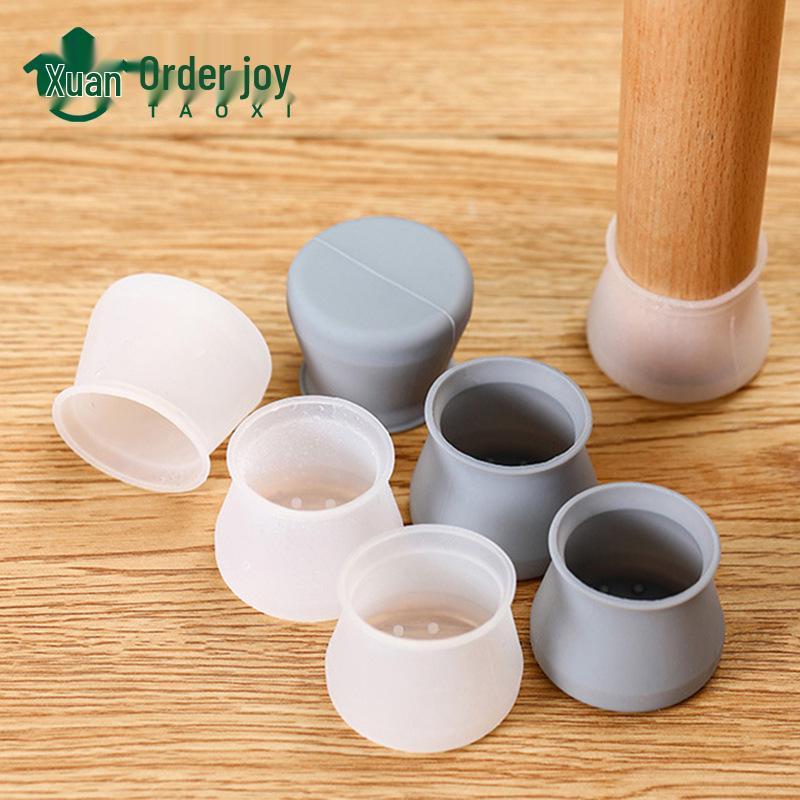 Silicone Anti-Slip Chair, Table, and Stool Foot Covers