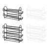 Metal Wire Egg Tray Storage Rolling Egg Dispenser Organizer for Pantry Countertop