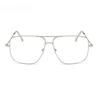 Neue Vintage Gold Metallrahmen Brille Herren Damen Sonnenbrille Retro Quadratisch Optische Linse Brillen Nerd Klare Linse Brillen Oculos