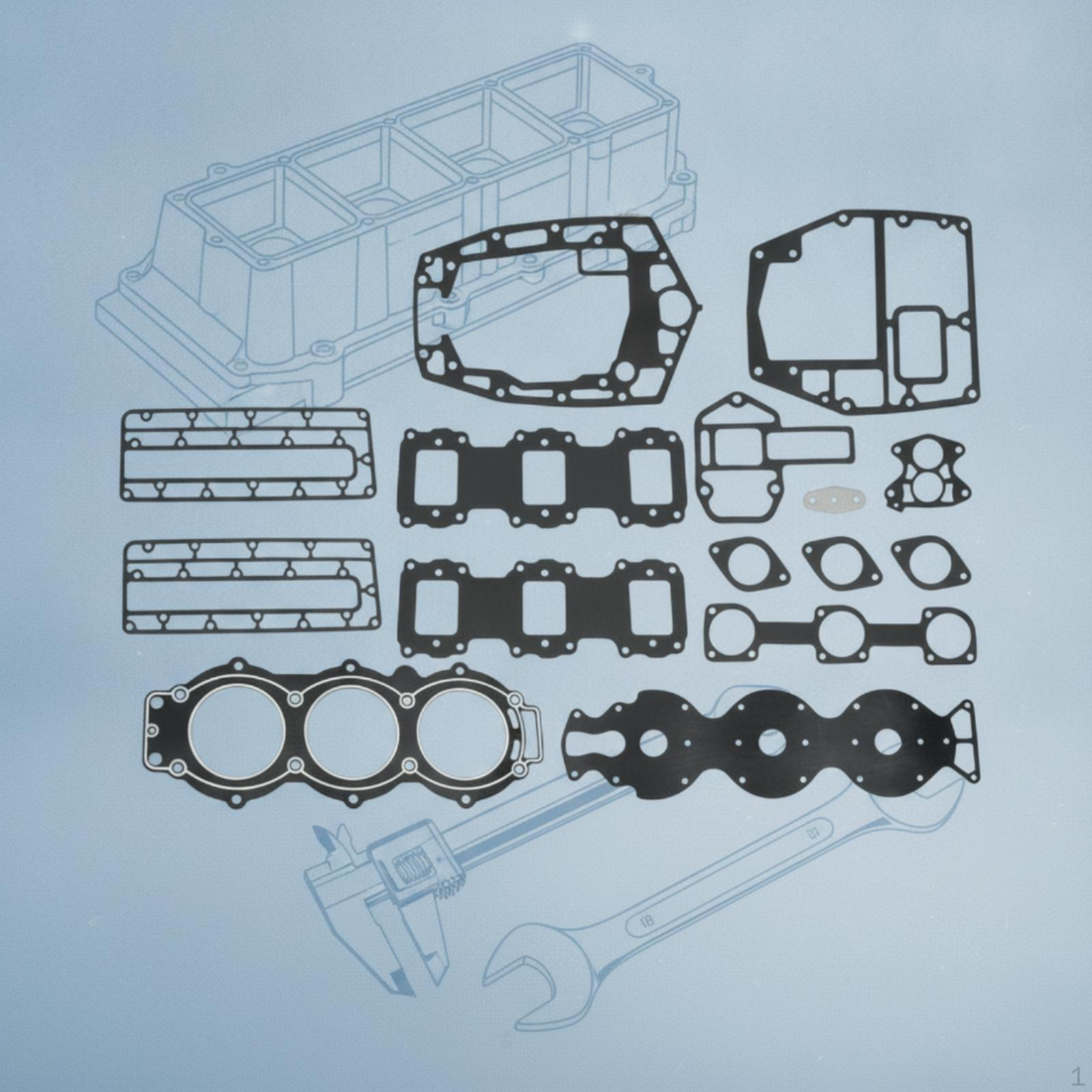 Outboard Gasket Repair Kit Set Cut