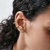Trendy Personality Unique Wire Winding Minimalist Niche Design Spiral Ear Bone Clip Retro Cold Wind No Ear Piercing Ear Clip