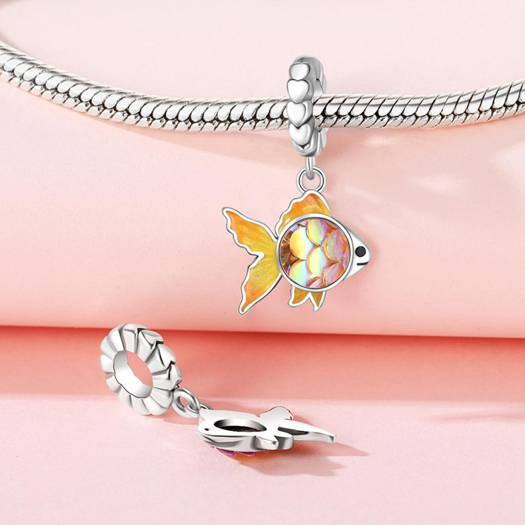 Anniversary Copper Sea Shell Turtle Mermaid Charm Beads Fit Bracelet Necklace Bead Jewelry Making Fine Jewelry Gift
