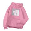 Fashion Women's Casual Long Sleeve Hooded Character Pullover Sweatshirt Tops