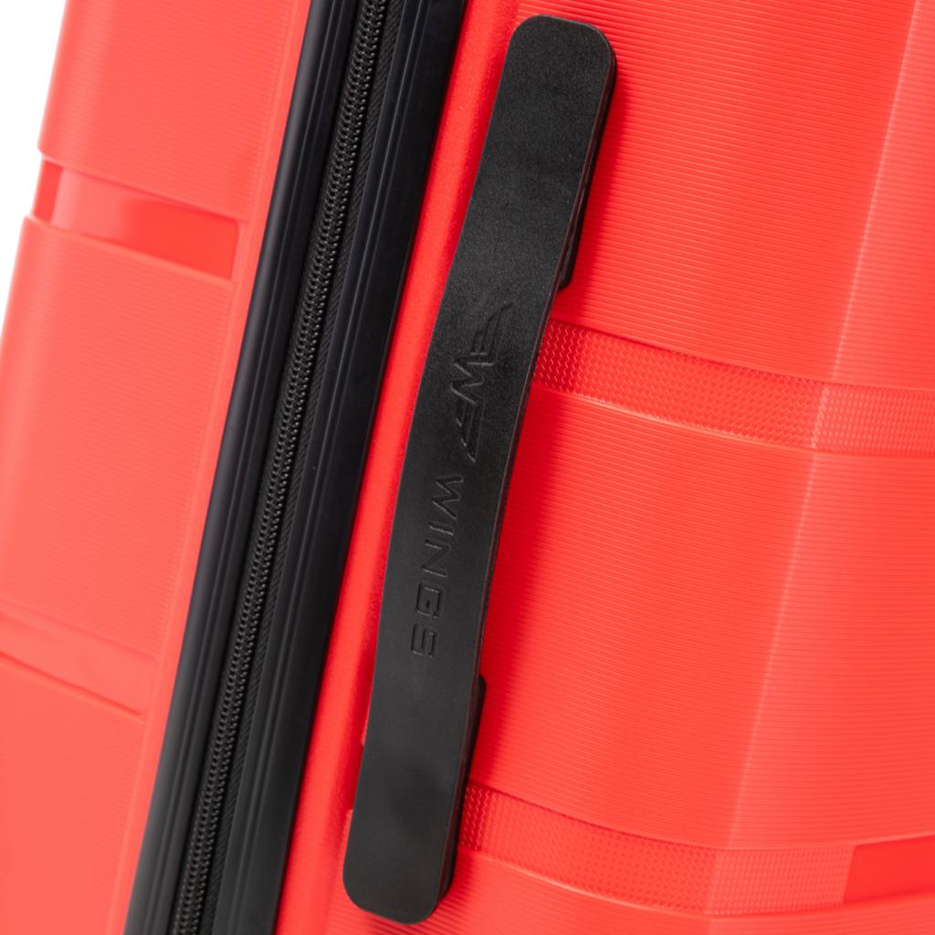 Komplet 3 Walizek Wings Hawfinch 3.0 Polipropylen Red