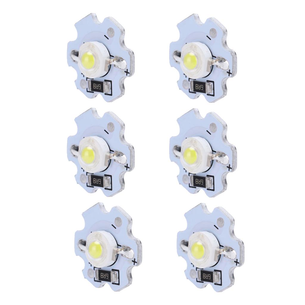 25Pcs 5V LED Chips 200LM 1W High Power LED Lamp Beads for DIY Lighting FixturesCold White 10000K