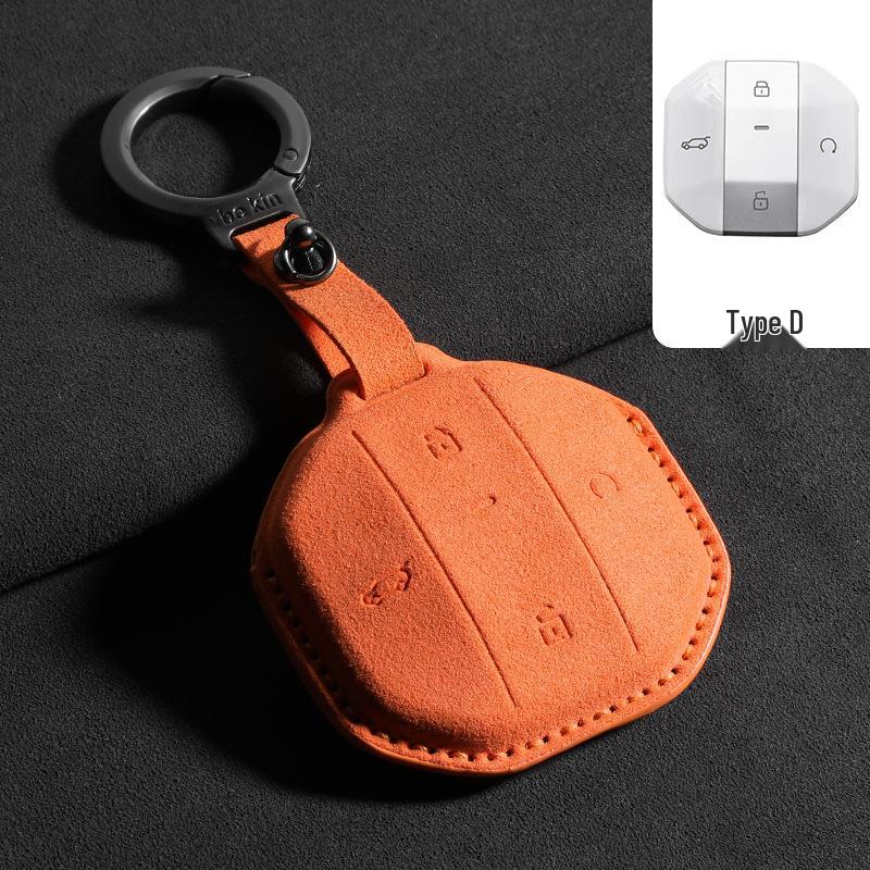 Jetour X70/X70Coupe/X90/X95 Premium Suede Key Case & Buckle