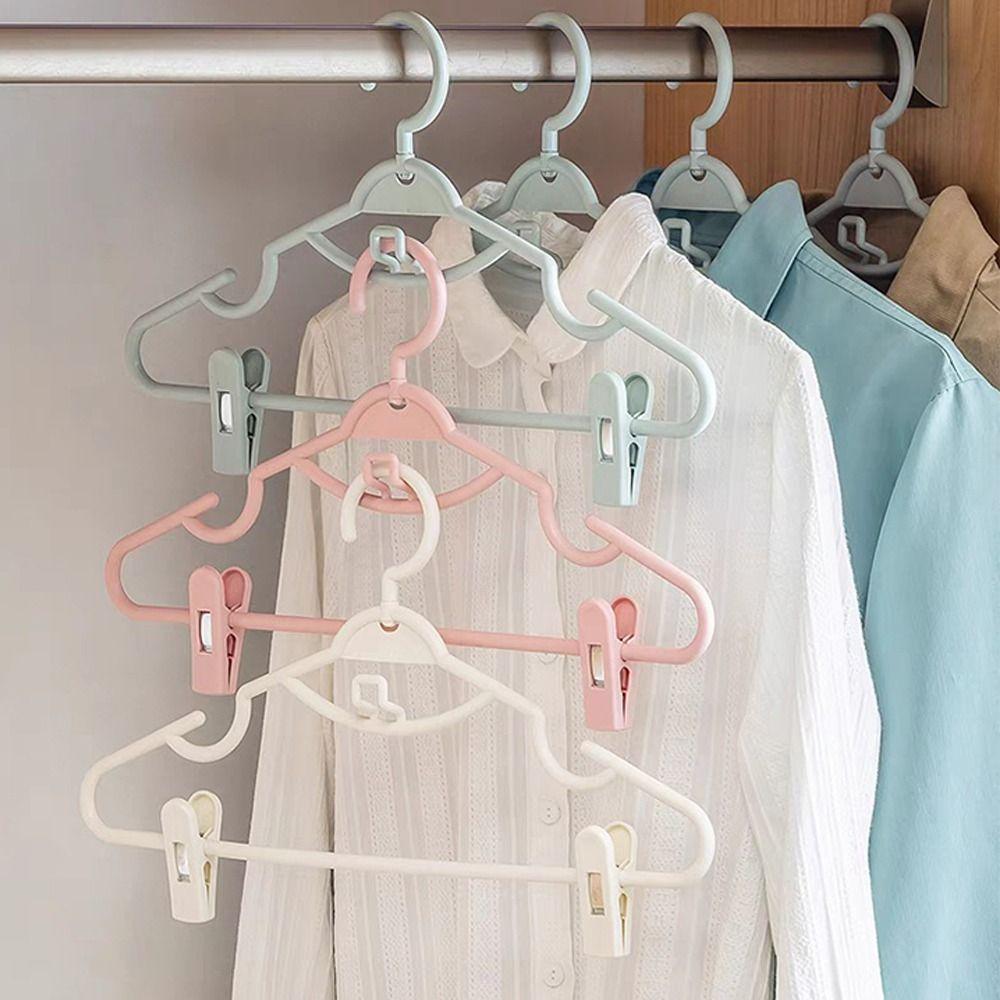 Anti-Slip Clothes Hanger 360 Degree Rotatable Clothes Drying Rack Coats Hanger  Travel