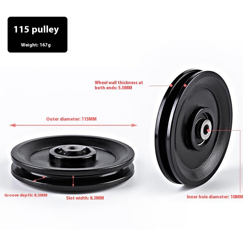 50-160Mm Universal Gym Bearing Pulley Nylon Bearing Pulley Wheel Cable Fitness Bearing Pulley Fitness Equipment
