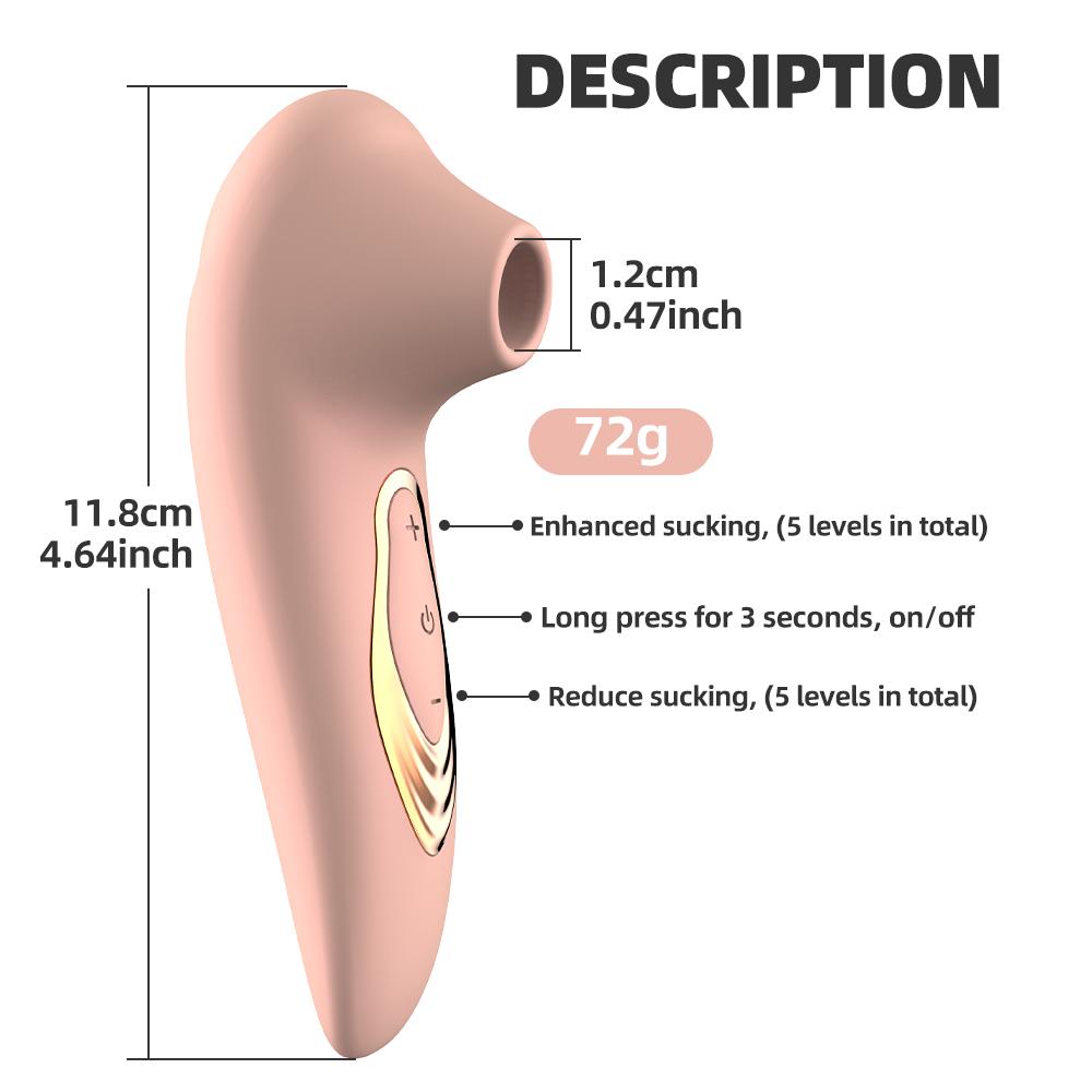 Sucker Mini Clitoris Vibrator For Women Female Powerful Clit Sucking Stimulator Clitoral Vibration Adult Products Sex Toys