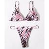 Bikini Zebra Sexy 2026 Costume da Bagno Donna Costumi da Bagno Femminili Set Bikini Mini Perizoma da Donna Costumi da Bagno Estivi per Nuoto Costume da Bagno