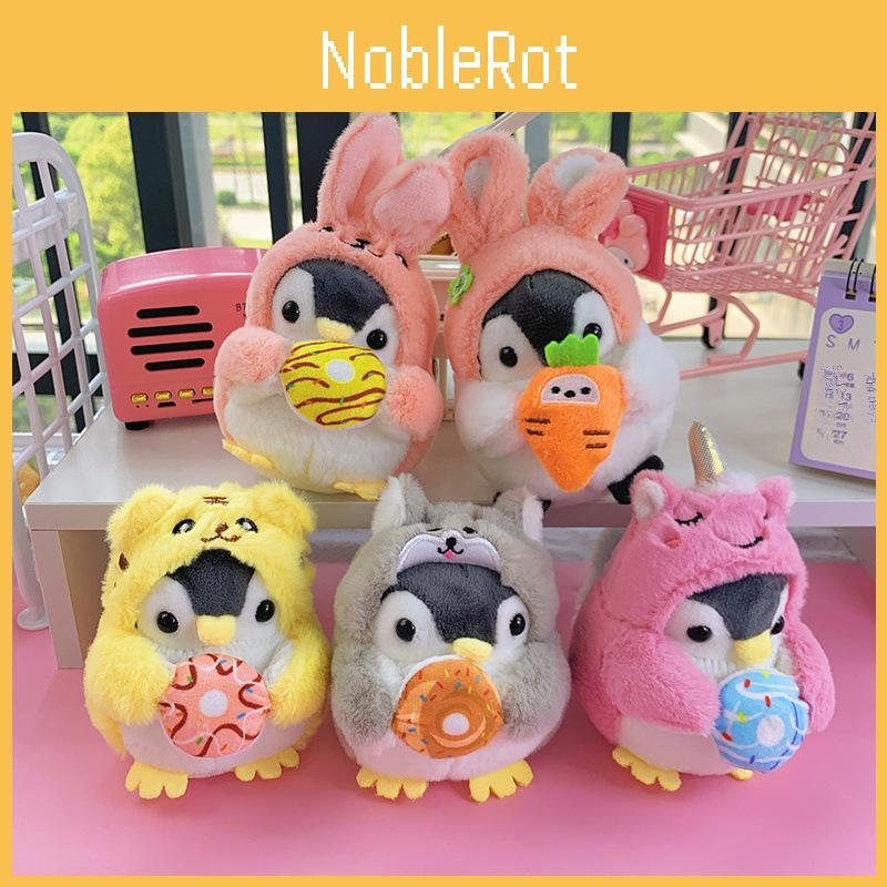 Cute Pp Cotton Filled Penguin Plush Toy Animal Keyring For Car Interior And Gift