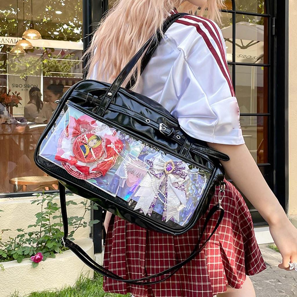 Japanese Stylish Shoulder Bag Elegant Top Handle Versatile Portable JK Handbag