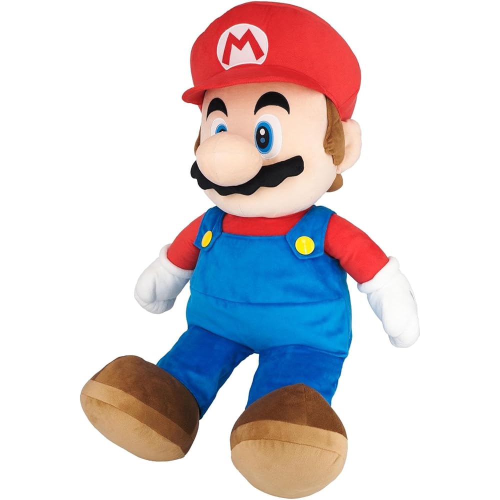 Sanei Boeki Super Mario All Star Collection Mario Plush Toy 41x30x82cm