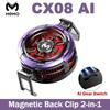 MEMO NEW CX08-AI Mobile Phone Frozen PUBG Game Cooler Semiconductor Magnetic Backclip Cooling Radiator for IOS Android Universal