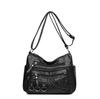 Vintage Pu Leather Luxury Purses and Handbags  High Quality Women's Bag Design Multi-pocket Ladies Crossbody Shoulder Bags