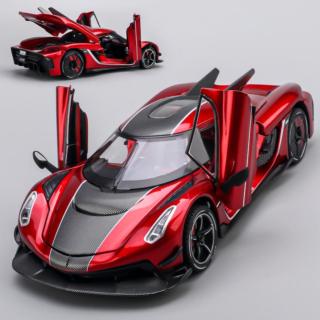 1:24 KNSG Jesko Absolut ONE 1 Gemera GT Supercar Legierung Metall Druckguss Modellauto Zuhause Trendige Ornamente & Computer Schreibtisch Dekorieren