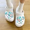 8Pcs/Set Fun Cartoon Monster Fish Hole Shoe Charms Decor Cute Beach Shoes Buckle Diy 3D Hole Shoe Accessories