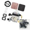 New FS80R FS85 FS74 FS76 Carburetor Air Filter Kit With Gaskets & Fuel Line & Oil Cup C1q-S97 Garden Lawn Mower Replace Accesso
